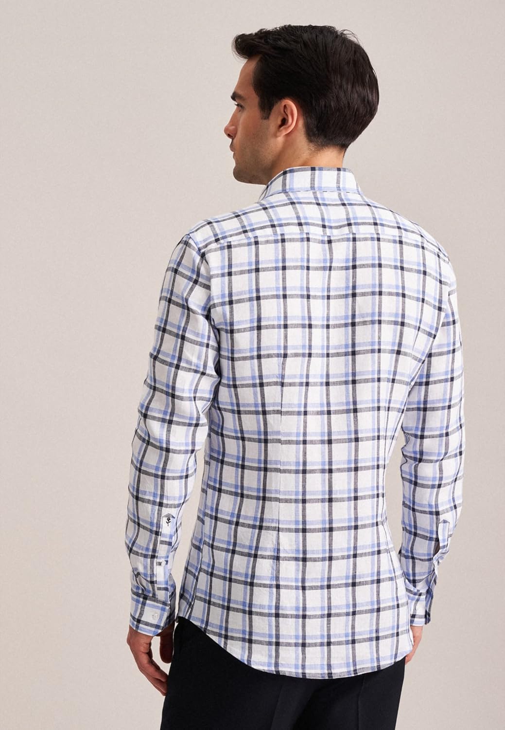 Seidensticker Herren Extra Slim Fit Langarm Hemd Shirt 44 Blau, 44 Blau