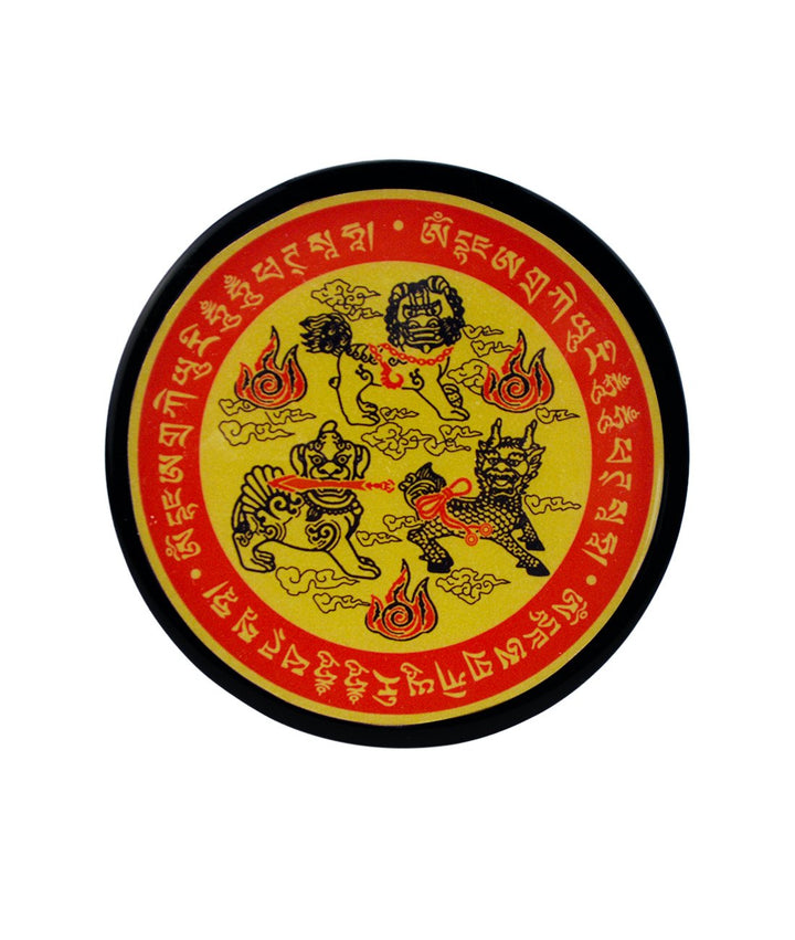 Feng Shui 3 Himmelswächter-Plakette W Mxsabrina rotes Schnur-Armband AA156