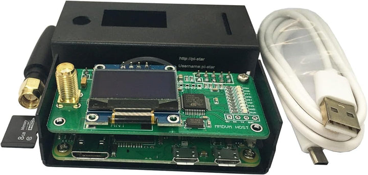Verbesserter MMDVM-Hotspot, komplett montiert mit OLED-Display, WLAN, digitales Sprachmodem für DMR