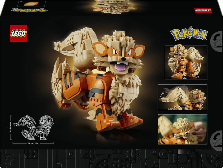 LEGO Pokémon Arkani Figur - Modellbausatz für Erwachsene - Bauspielzeug mit beweglichem Schwanz, Bei