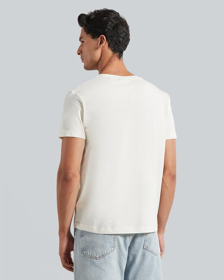 GANT Herren Sail Logo T-Shirt S Cream, S Cream
