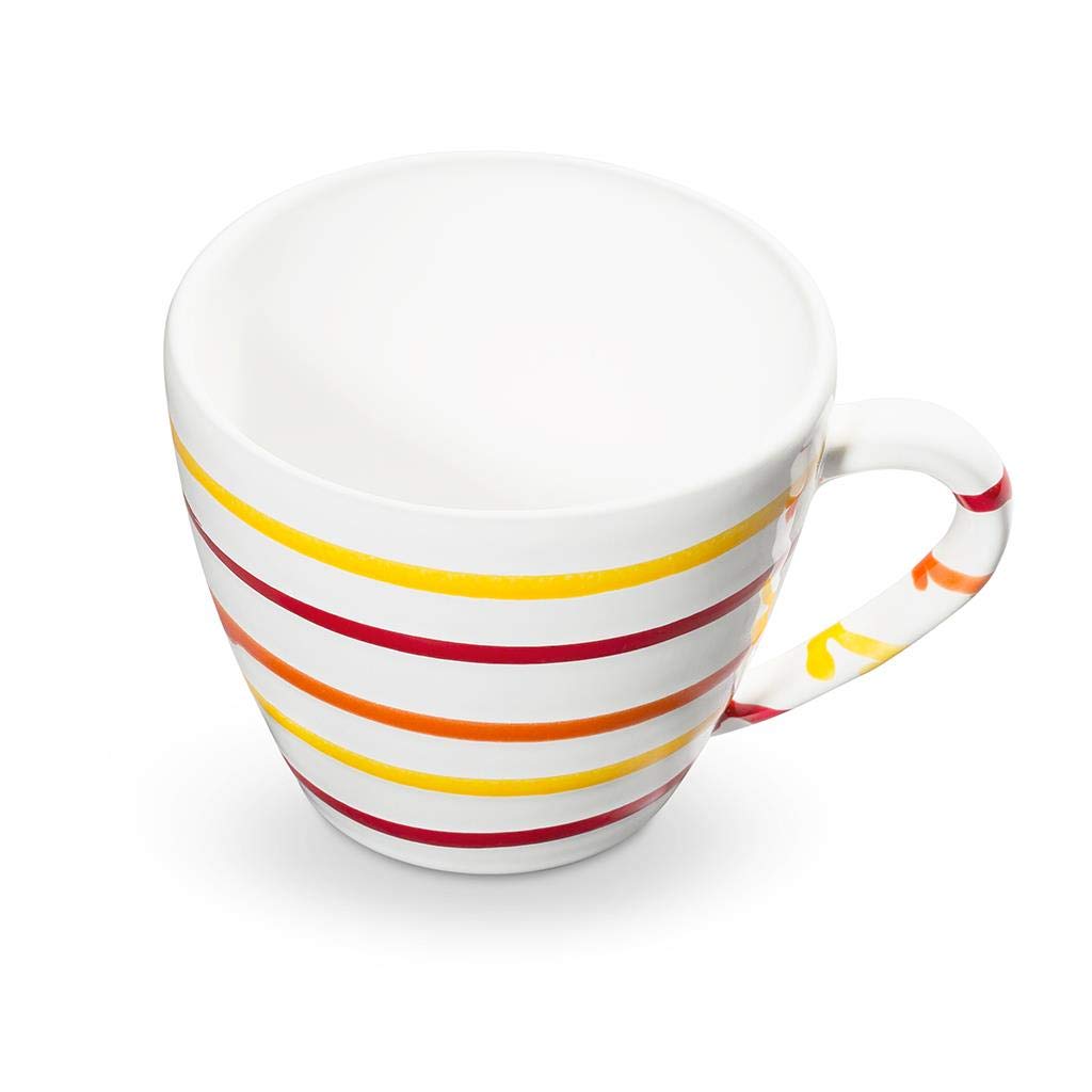 GMUNDNER KERAMIK Cappuccino Tasse Gourmet Füllmenge : 0.16 Liter Landlust Geschirr, handgemacht in Ö