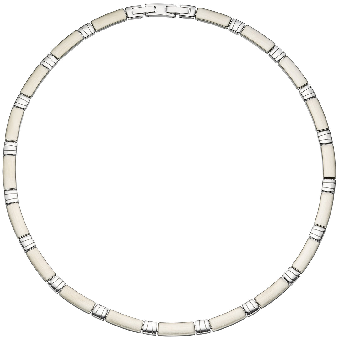 Jobo Damen-Halskette aus Edelstahl 47 cm, Edelstahl