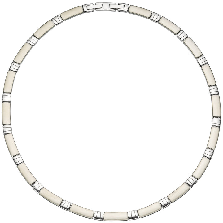 Jobo Damen-Halskette aus Edelstahl 47 cm, Edelstahl