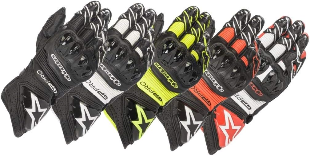 Alpinestars Men's Motorcycle Gloves (Black, Small) 3XL Schwarz, 3XL Schwarz