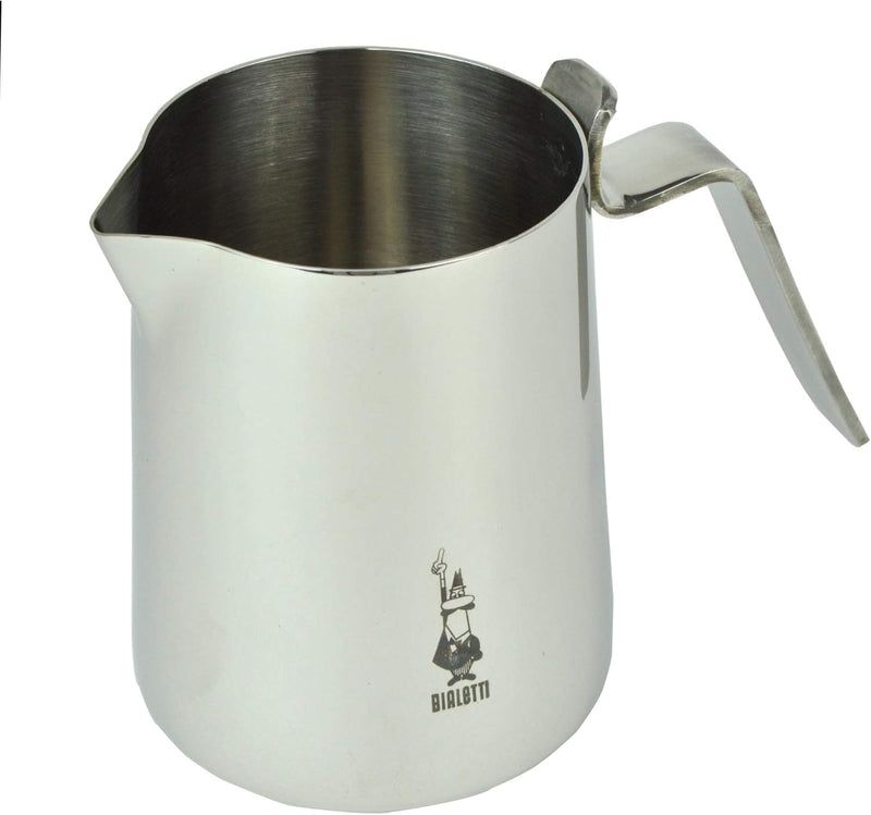 Bialetti 0001808 Milchkännchen Edelstahl, Rostfreier Stahl, Silber, 20 cm