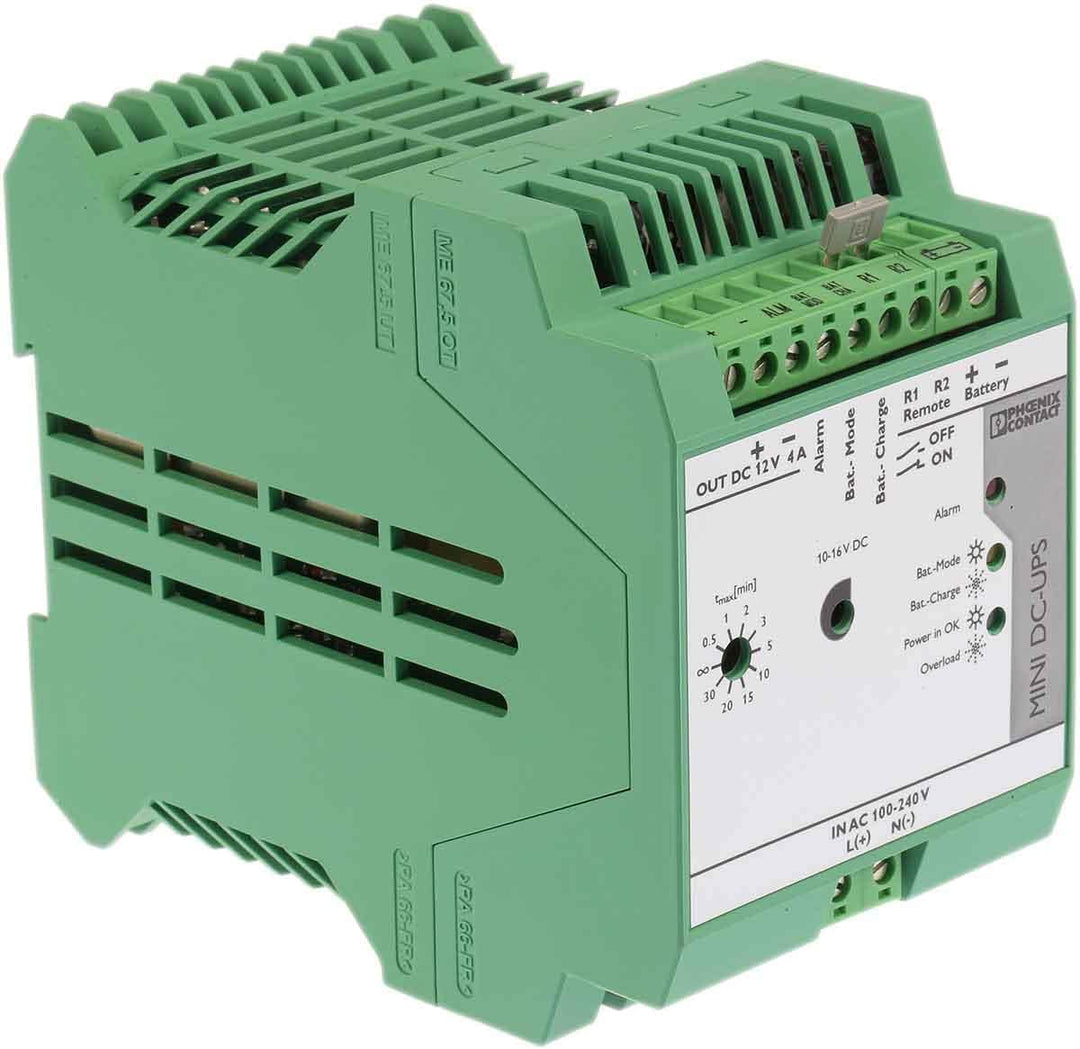 PHOENIX CONTACT MINI-DC-UPS/12DC/4 Unterbrechungsfreie Stromversorgung mit Integriertem Netzteil, 4A