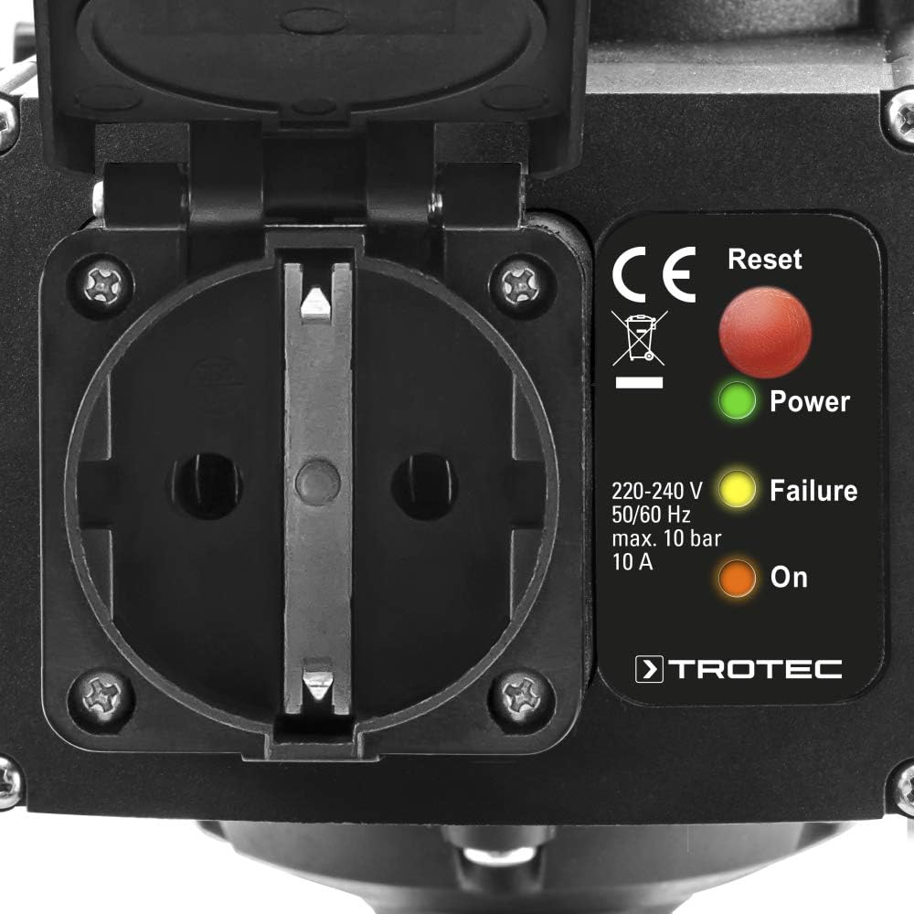 TROTEC Elektronischer Druckschalter TDP DSP Pumpensteuerung Druckwächter für Hauswasserwerk Gartenpu