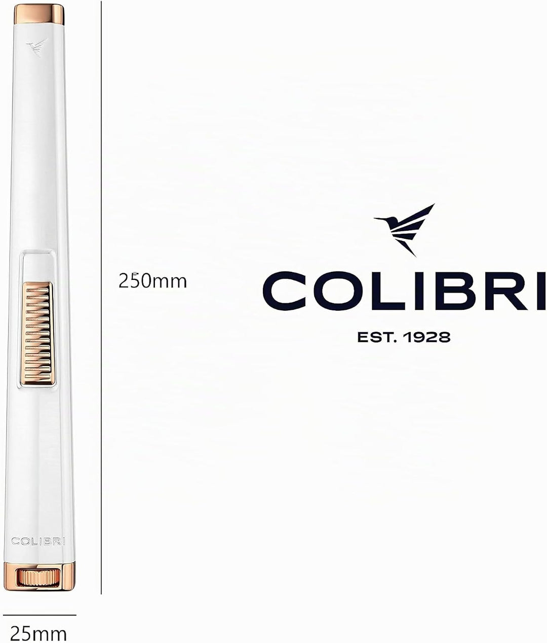 Colibri Aura Jet Flame Kerzenanzünder | Langes Stabfeuerzeug Mit Grosse Reichweite | Luxuriösem Fini