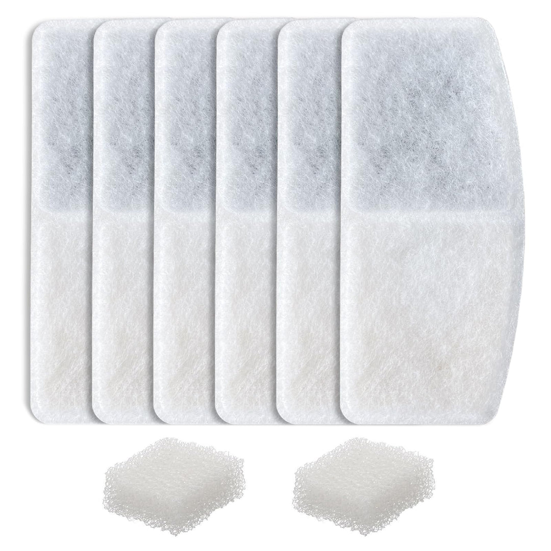 OYEEICE 6Pcs Katzen Trinkbrunnen Filter Set, Haustier Katzenbrunnen Filters Ersatz für OYEEICE Katze