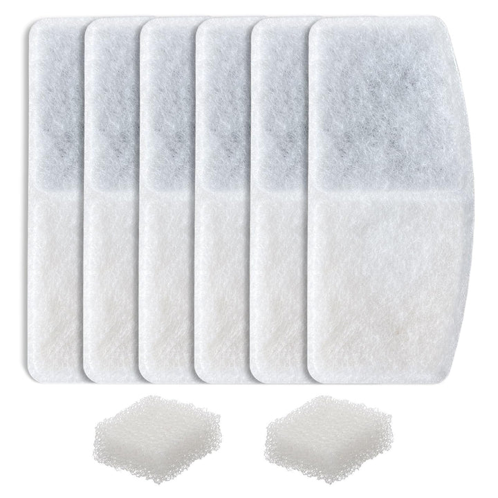 OYEEICE 6Pcs Katzen Trinkbrunnen Filter Set, Haustier Katzenbrunnen Filters Ersatz für OYEEICE Katze