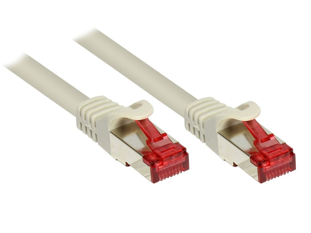 Good Connections Patchkabel, Cat. 6, S/FTP, PiMF, PVC, 250MHz, grau, 20m 20 m Cat. 6 - Anschlusskabe