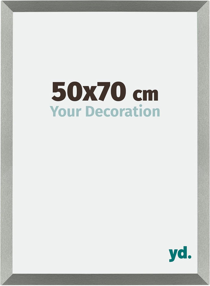 yd. Your Decoration - Bilderrahmen 50x70 cm - Bilderrahmen aus MDF mit Acrylglas - Antireflex - Ausg