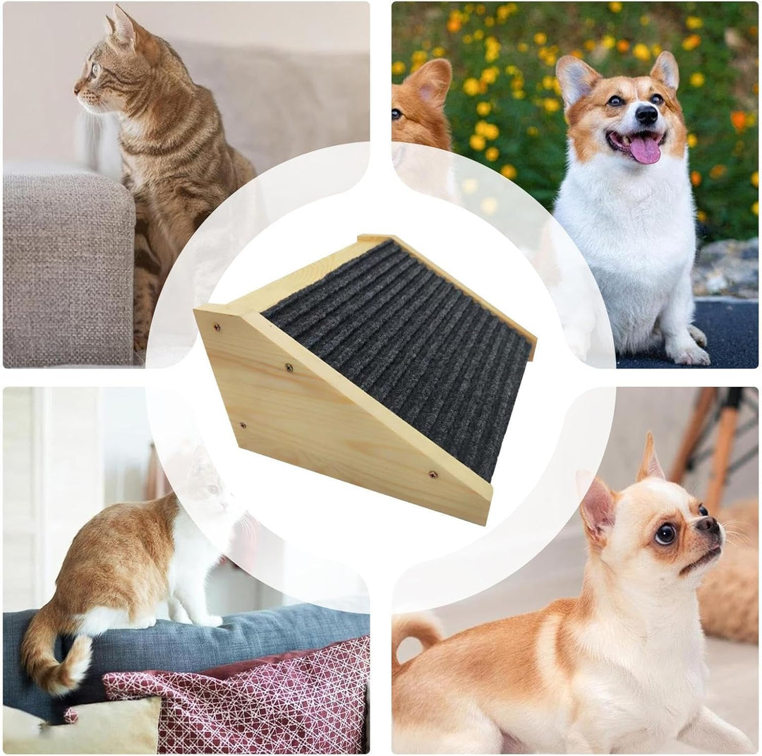 Hund Rampe - Hundetreppe Für Bett - Tragbare Rampe Für Ältere Und Verletzte Tiere, Katzen, Schonende