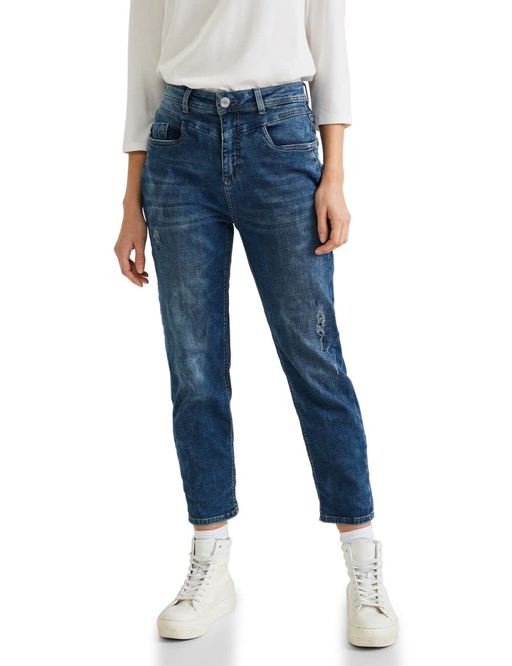 Street One Damen Jeanshose 26W / 28L Authentic Indigo Used, 26W / 28L Authentic Indigo Used