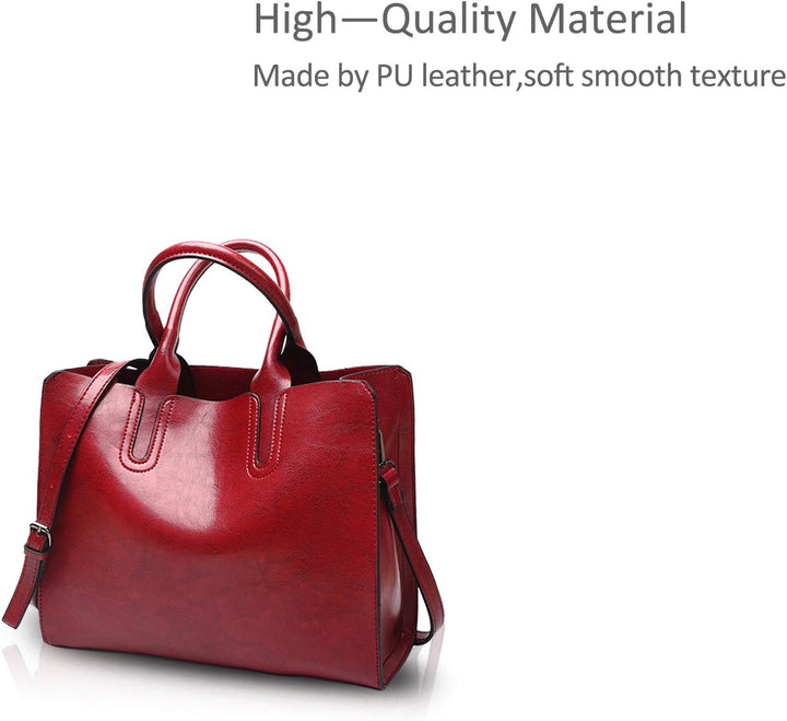 NICOLE&amp;DORIS Mode Damen Handtaschen Umhängetasche Schultertaschen Henkeltaschen Tasche Tote Wasserdi