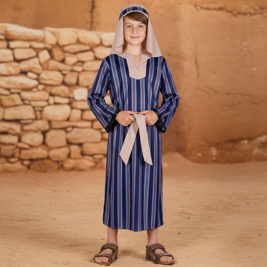 A2Z 4 Kids Jungen Xmas Geburt Dorfbewohner Kostüm Schäfer Stadtbewohner Joseph Gastwirt Kostüm Weihn