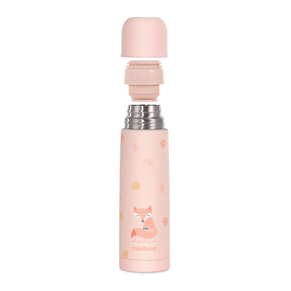 Miniland Thermy Candy 500 ml. Hochwertige Edelstahl-Isolierflasche von hoher Qualität um Flüssigkeit