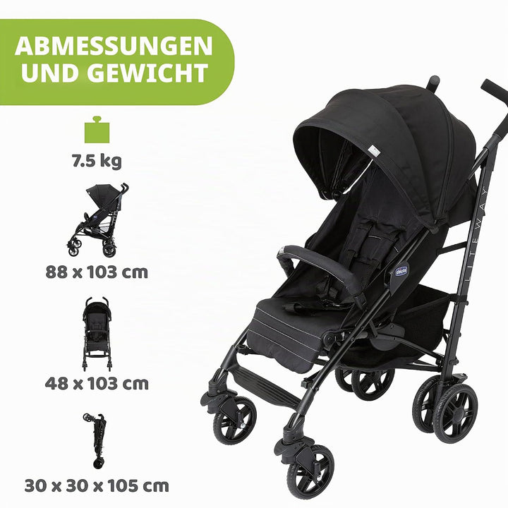 Chicco 4 Kinderwagen - Jet Black