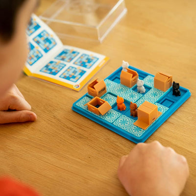 SmartGames - Cats & Boxes, Puzzle Game with 60 Challenges, 7+ Years, SG450