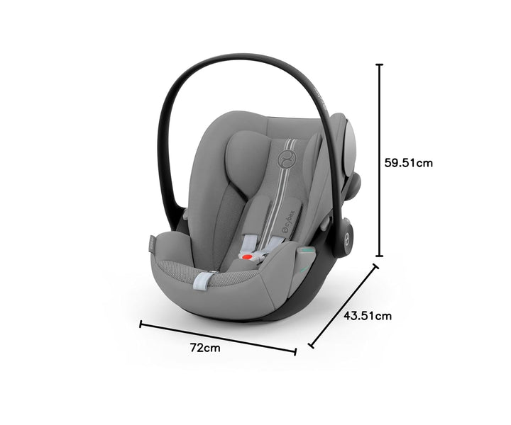 CYBEX Gold Babyschale Cloud G i-Size Plus, Inkl. Neugeboreneneinlage, Ab Geburt bis ca. 24 Monate, F