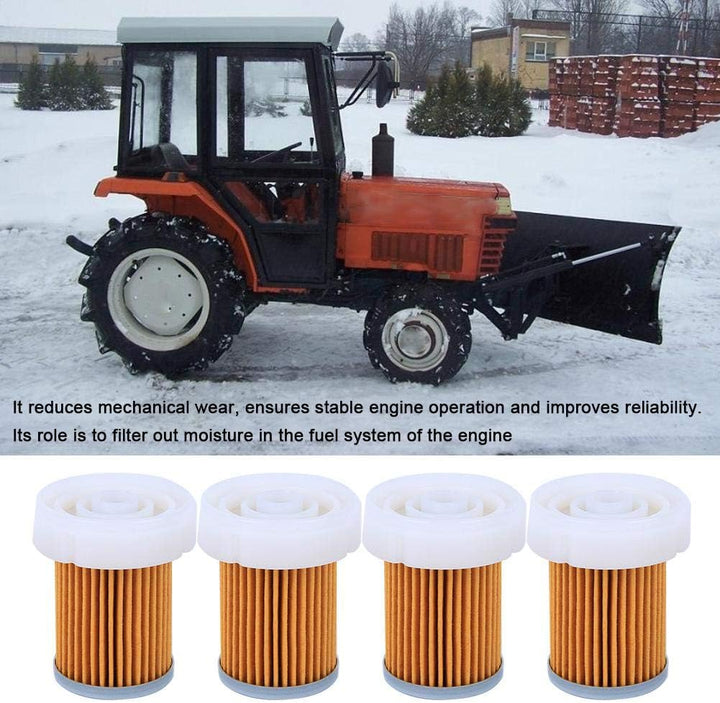 Aramox 6A320-59930 4Pcs Motor Kraftstofffilter Wasserabscheider Ersatzteil, Passend für Kubota B1410