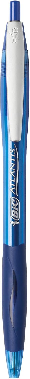 BIC Atlantis Original Druckkugelschreiber 2 Count blau, blau 2 stück (1er Pack)