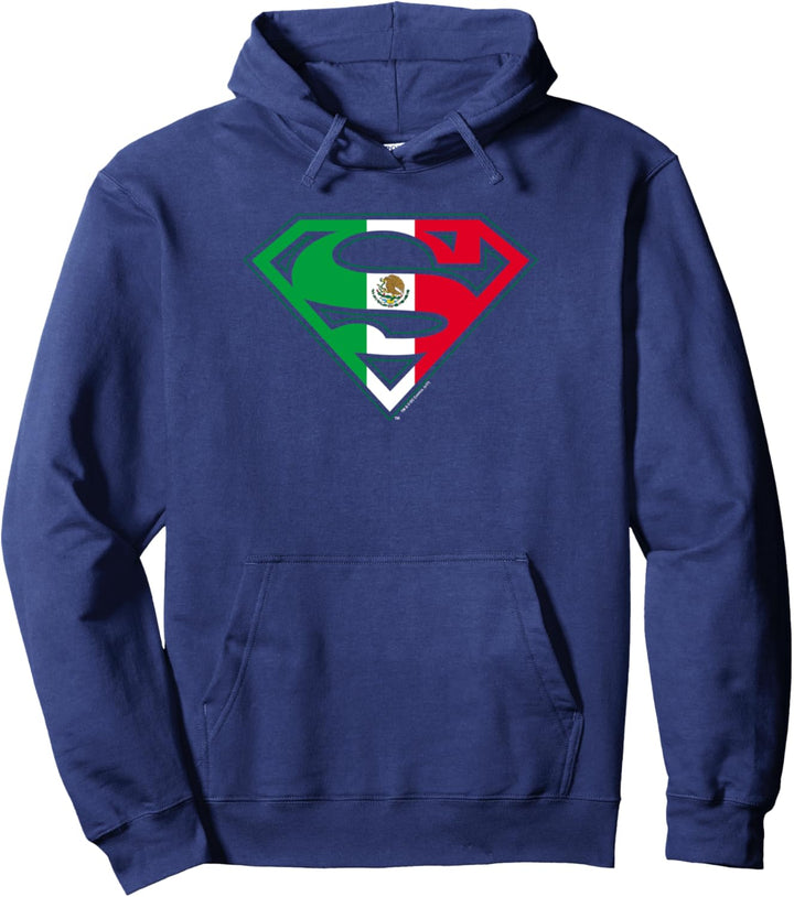 Superman Mexican Shield Pullover Hoodie