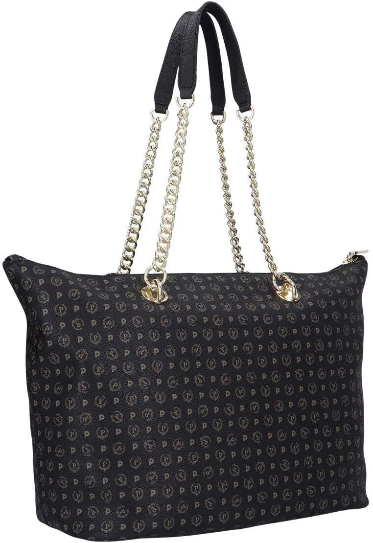 Pollini TE8410PP02Q1100A Tragetasche Damen Synthetisch Einheitsgrösse Schwarz, Einheitsgröß