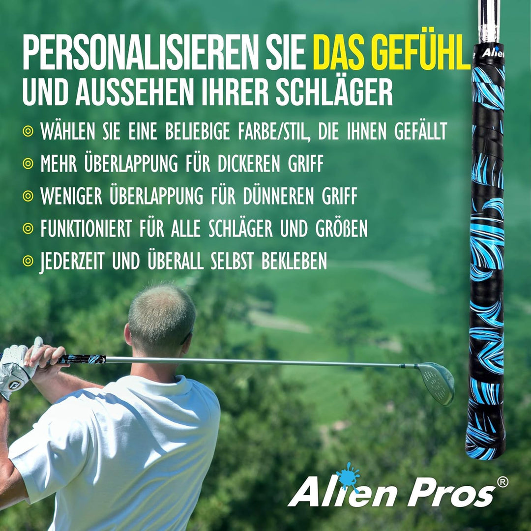 Alien Pros Golf Griffband - Innovative Grifflösung für Golfschläger - Geniessen Sie EIN frisches, ne