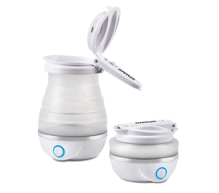 G3 Ferrari G10165 Faltbarer Wasserkocher aus Silikon "Compà", Doppelspannung, 0,8 Liter, 750 Watt, W