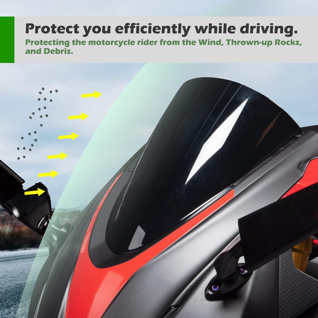 Motorrad Racing Windschutzscheibe Frontverkleidung für Aprilia RS 660 RS660 2020 2021 2022 2023 Doub