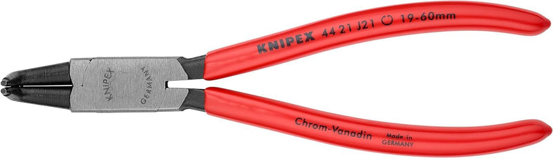 Knipex Sicherungsringzange für Innenringe in Bohrungen schwarz atramentiert, mit Kunststoff überzoge