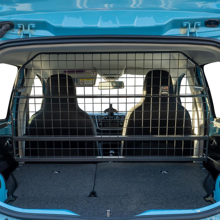 Travall Hundegitter für Volkswagen Up! (2011-2020) Fahrzeugspezifisches Hundegitter, Kofferraumschut