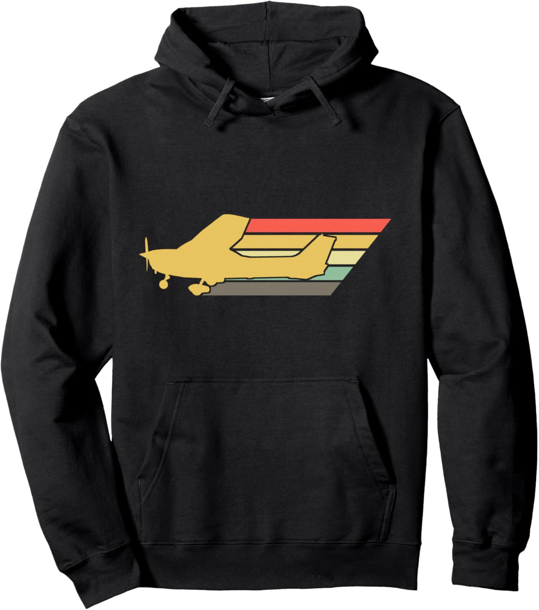 Retro Flugzeug Pilot Geschenk I Vintage Flieger Pullover Hoodie