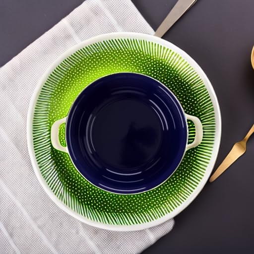 BK Indigo Holländisches Erbe Runde Deutsche Emaillierte Kasserolle mit Deckel mit PFAS-Freier Kerami