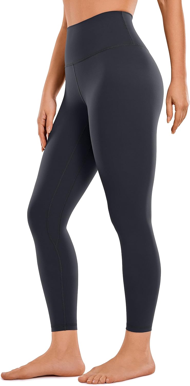 CRZ YOGA Gebürstetes Gefühl Damen Sport Leggings Yogahose High Waist Blickdicht Fitness Leggins Spor