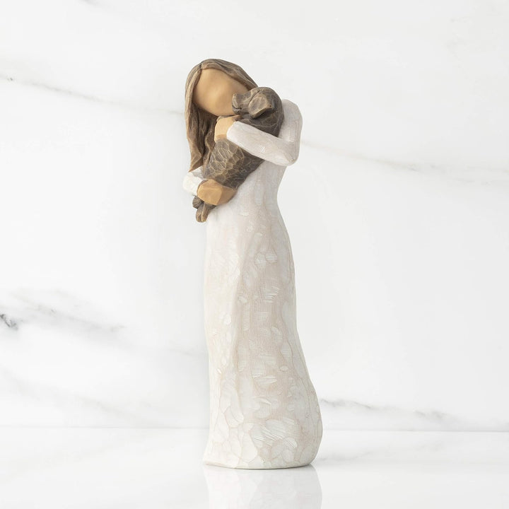 Willow Tree Adorable You Dark Dog Figur Mehrfarbig, Mehrfarbig