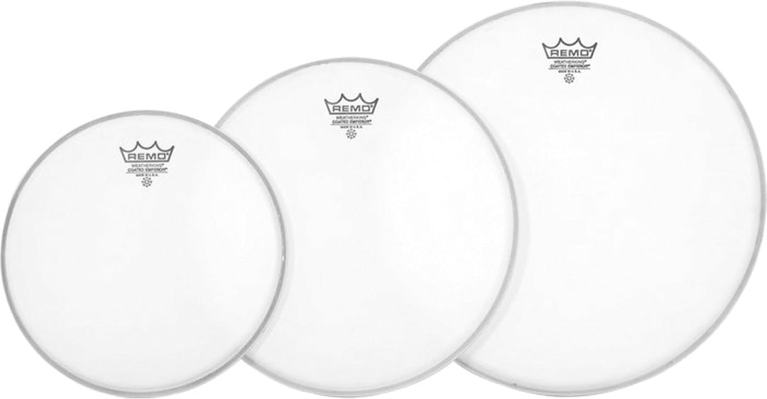 Remo Schlagzeugfell Emperor Weiss aufgeraut ProPack 10 Zoll, 12 Zoll, 16 Zoll PP-1412-BE-GW