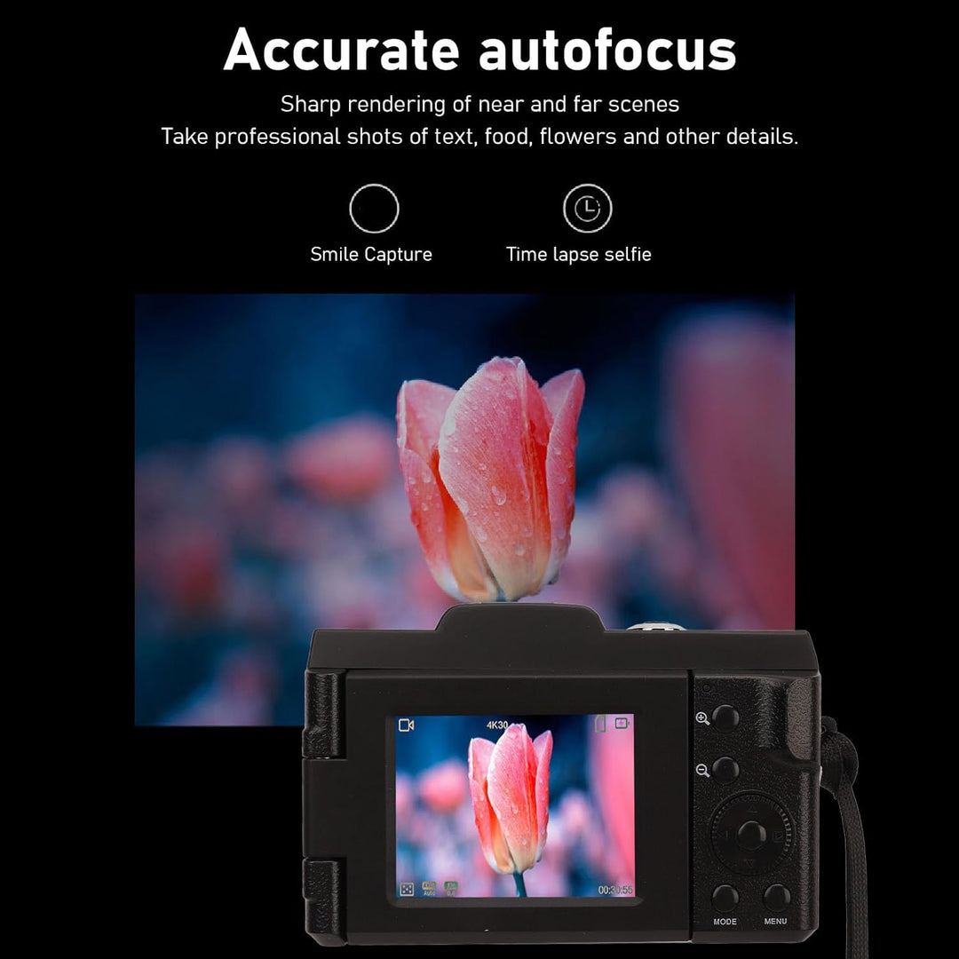 Digitale Spiegelreflexkamera, 16 MP HD 1080P-Fotokamera, Digital-Spiegelreflexkamera, 16-facher Digi