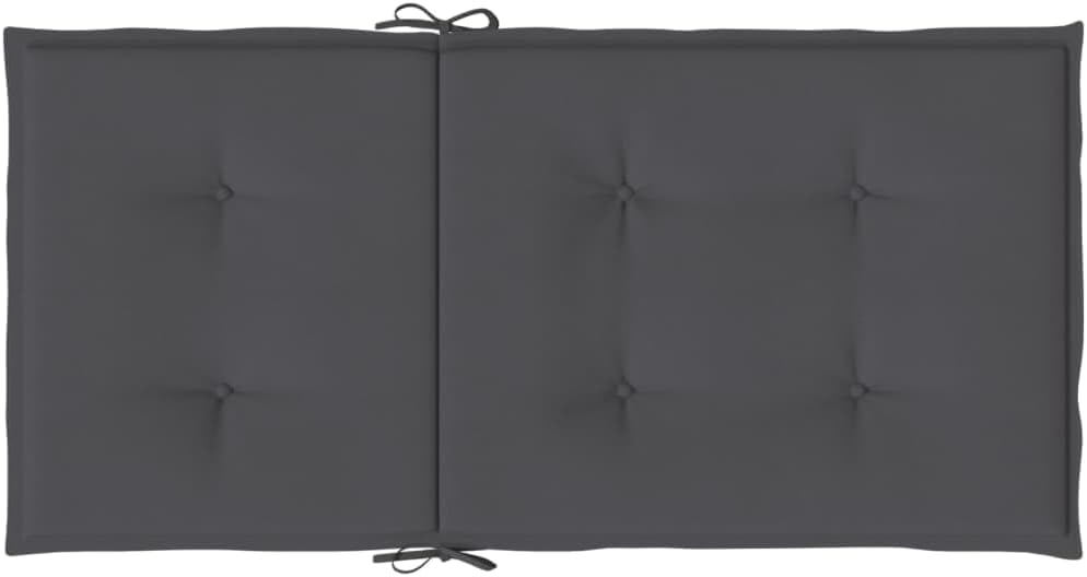 vidaXL Gartenstuhlauflagen 2 STK., Niedriglehner Auflagen für Gartenstühle, Stuhlauflage Stuhlkissen