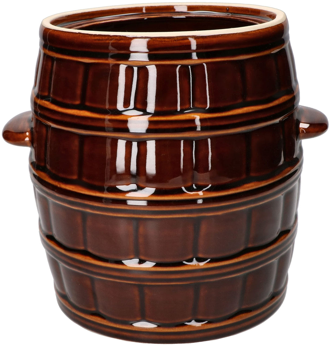 KOTARBAU® Keramiktopf 8 L Steinguttopf Sauerkrauttopf zum Einlegen von Speisen, 8 L
