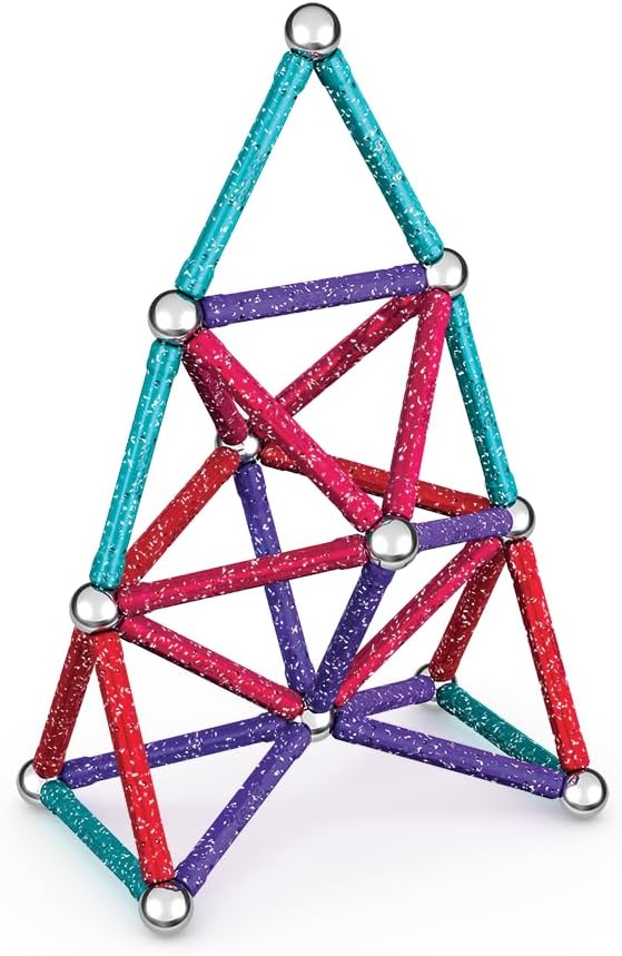 Geomag, Recycled Glitter, Magnetische Konstruktionen mit Glitzereffekt, Bunte und Glitzernde Magnets