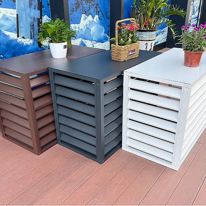 Abdeckung Klimaanlage Aussengerät, Abdeckung Für Klimaanlage Aluminium, Schutzgehäuse Aus Klimagerät