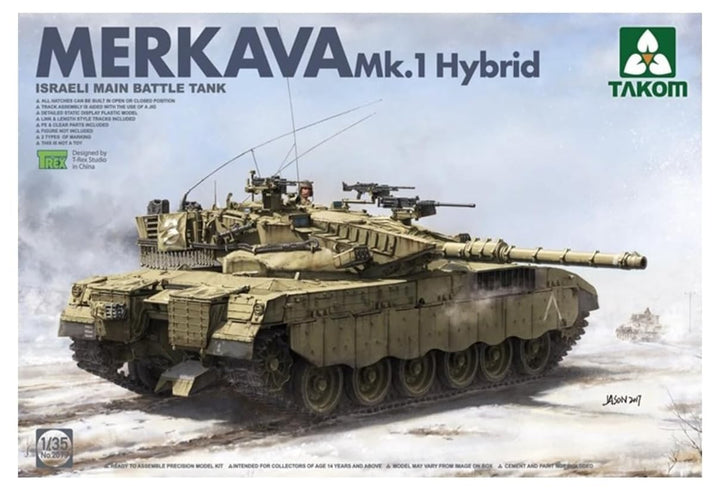 TAKOM TAK-2079 Modellbausatz Israeli Main Battle Tank Mekava 1 Hybrid