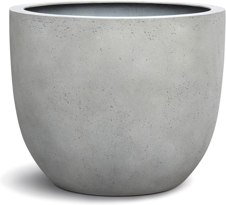 ESCHBACH® Pflanzkübel Egg Pot 40 Beton Hell Grau Rund * 36 x 36 x 31 cm * 10 Jahre Garantie 36x36x31