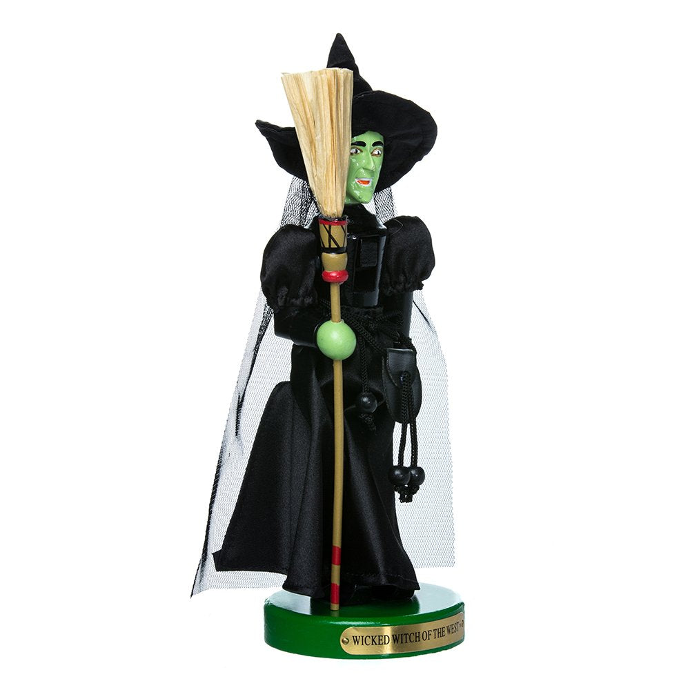 Kurt Adler 27,9 cm Wizard of Oz Wicked Hexe Nussknacker, schwarz, one Size Innenbereich, Innenbereic