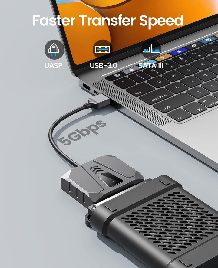 ORICO SATA Kabel Adapter,USB 3.0 zu SATA III Kabel für 3,5 Zoll HDD/SSD Festplatten,Unterstützt UASP