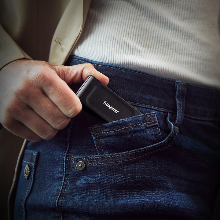 Kingston XS1000 2TB SSD, Externe SSD, USB 3.2 Gen 2, Portable SSD, Bis zu 1050MB/s, SXS1000/2000G, 2