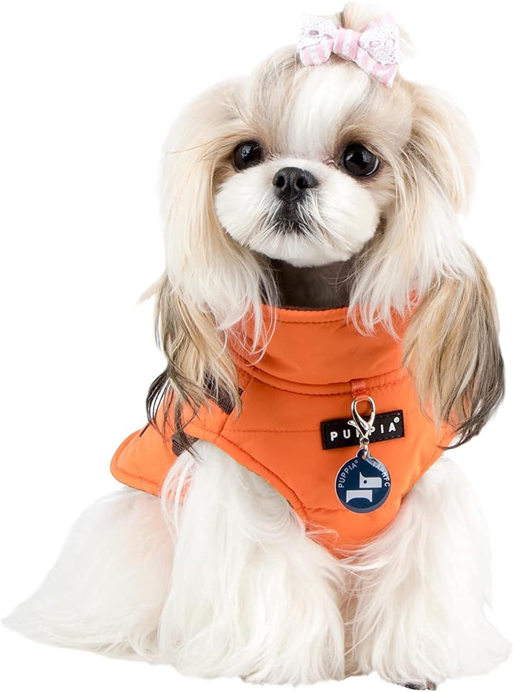 Puppia Unisex Puppia Authentische Winterweste, Mountaineer Ii, Medium, Orange Hundemantel, Orange, M
